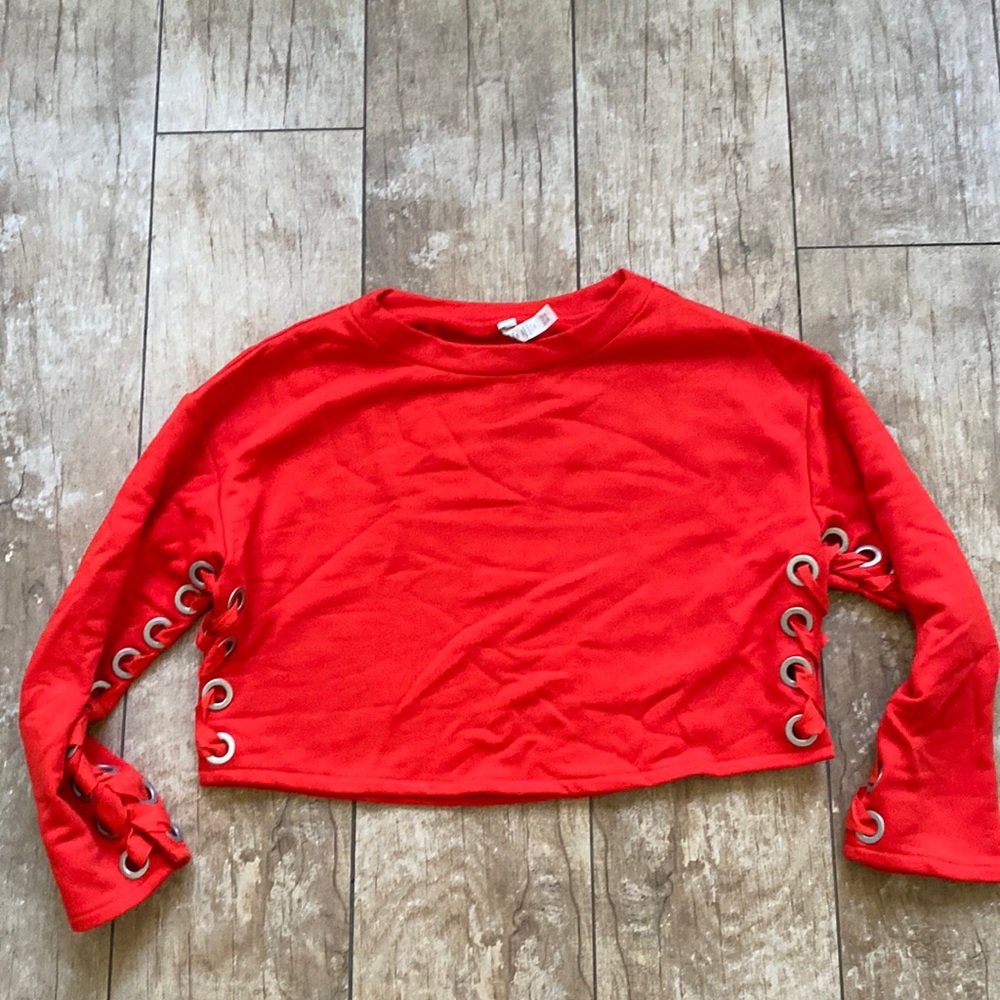 Alo cropped womens sweater